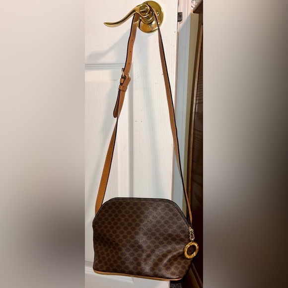 RARE VINTAGE CELINE MACADAM CROSSBODY BAG - Picture 4 of 13